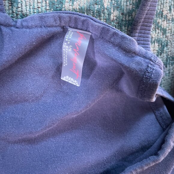 Free People Hot Shot Mini Dress Blue Indigo size Large - Picture 12 of 13